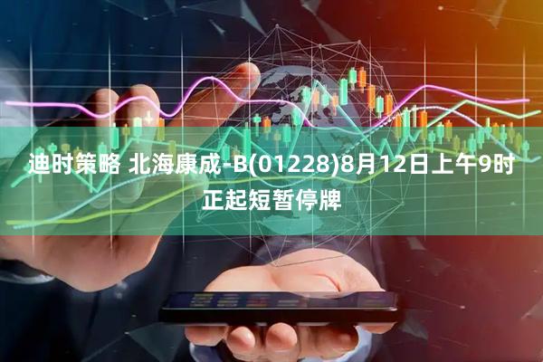 迪时策略 北海康成-B(01228)8月12日上午9时正起短暂停牌